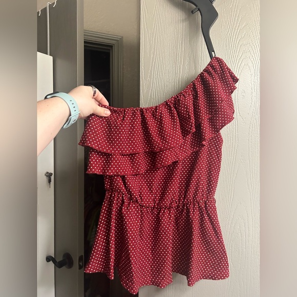 Maeve Rita Ruffled One-Shoulder Top - Picture 7 of 11